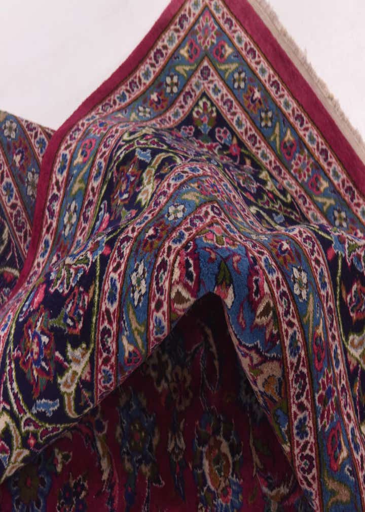 9' 9 x 13' Hand Knotted Mashad Persian Wool Rug