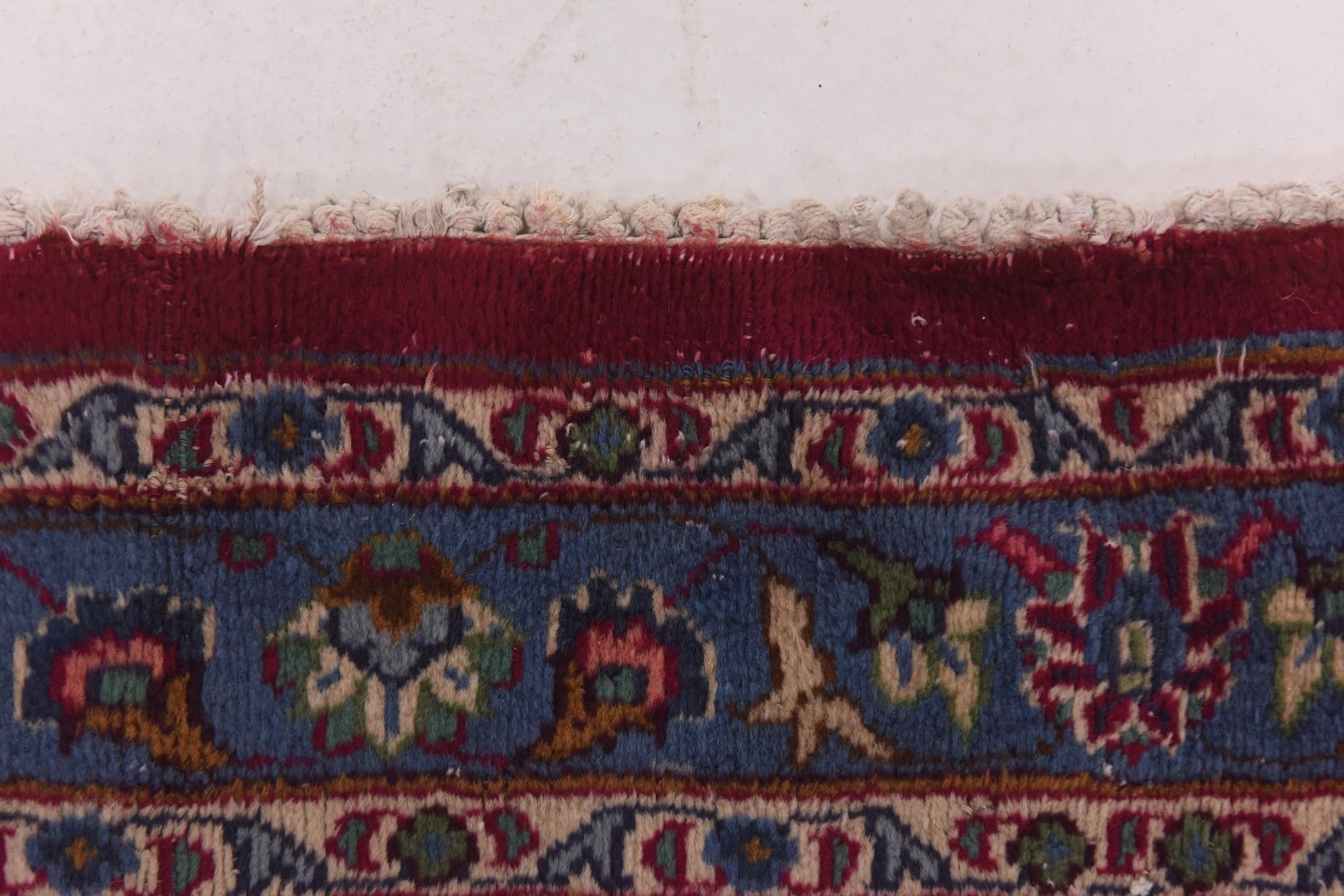 9' 7 x 12' 9 Hand Knotted Mashad Persian Wool Rug