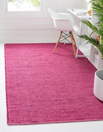 5' x 8' Hand Woven Metallic Jute Rug