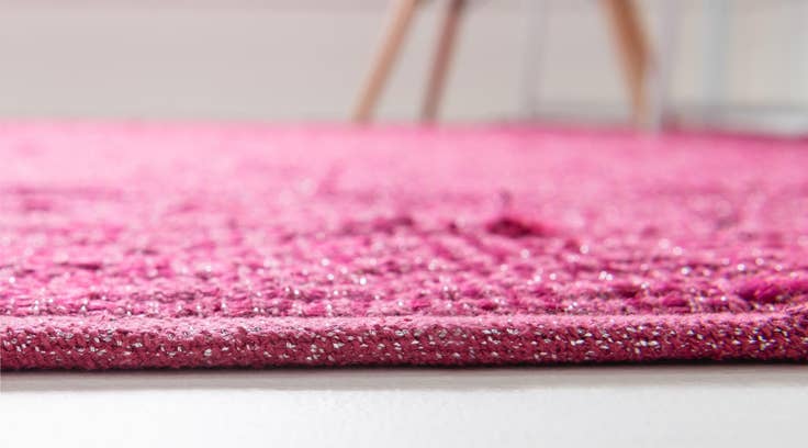 Detail image of 5' x 8' Hand Woven Metallic Jute Rug