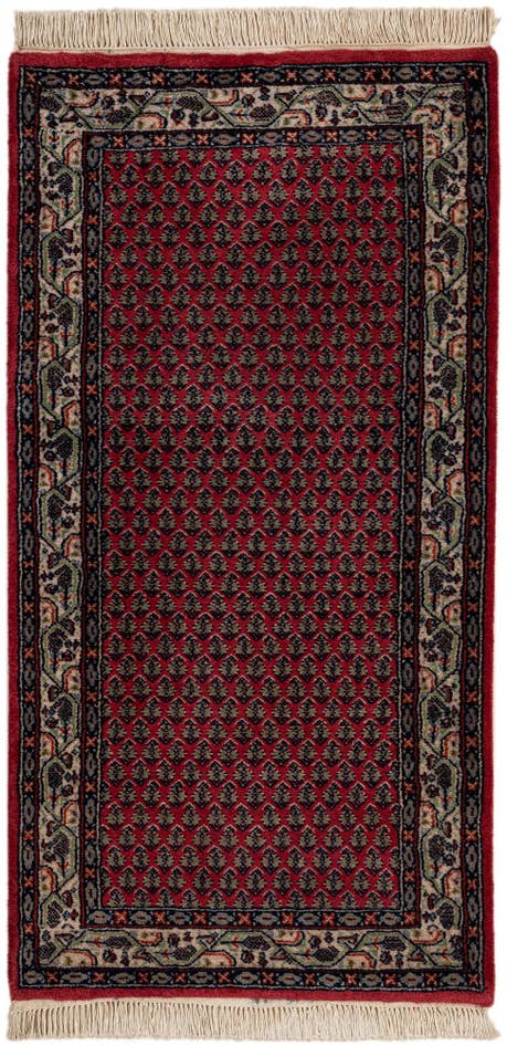 Detail image of 2' 5 x 4' 7 Hand Knotted Mir Wool Rug