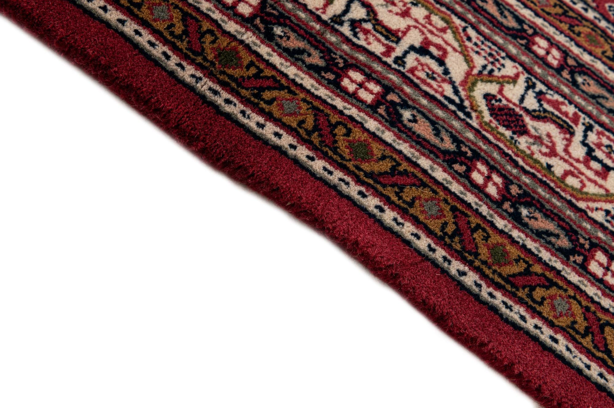 165cm x 235cm Hand Knotted Mir Wool Rug