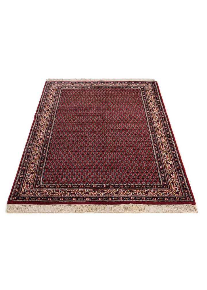 4' x 5' 9 Hand Knotted Mir Wool Rug