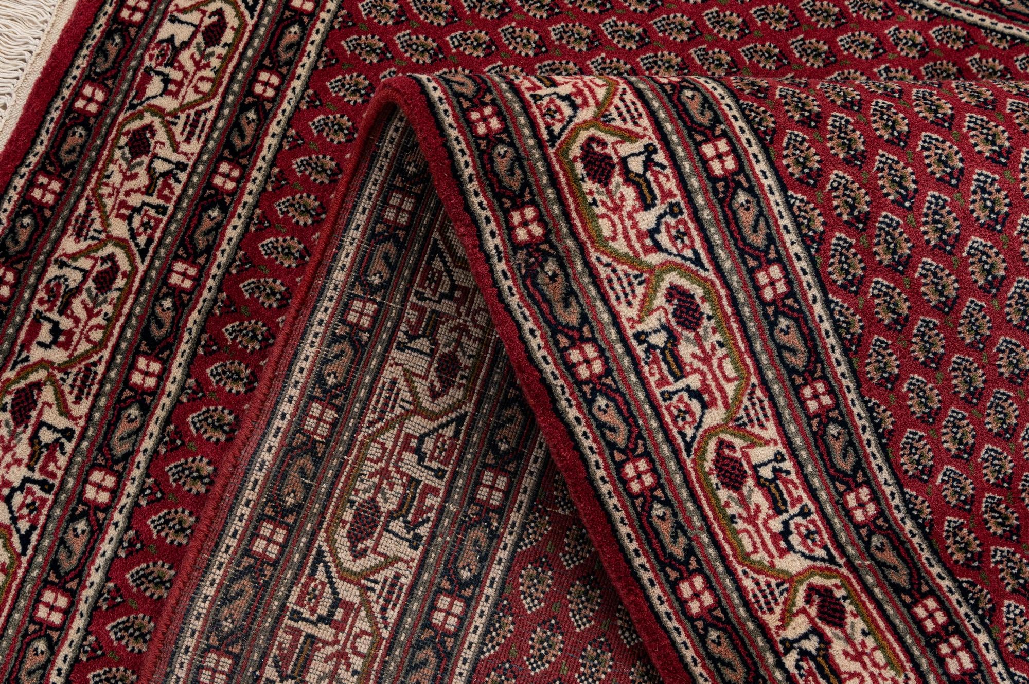 4' x 5' 9 Hand Knotted Mir Wool Rug