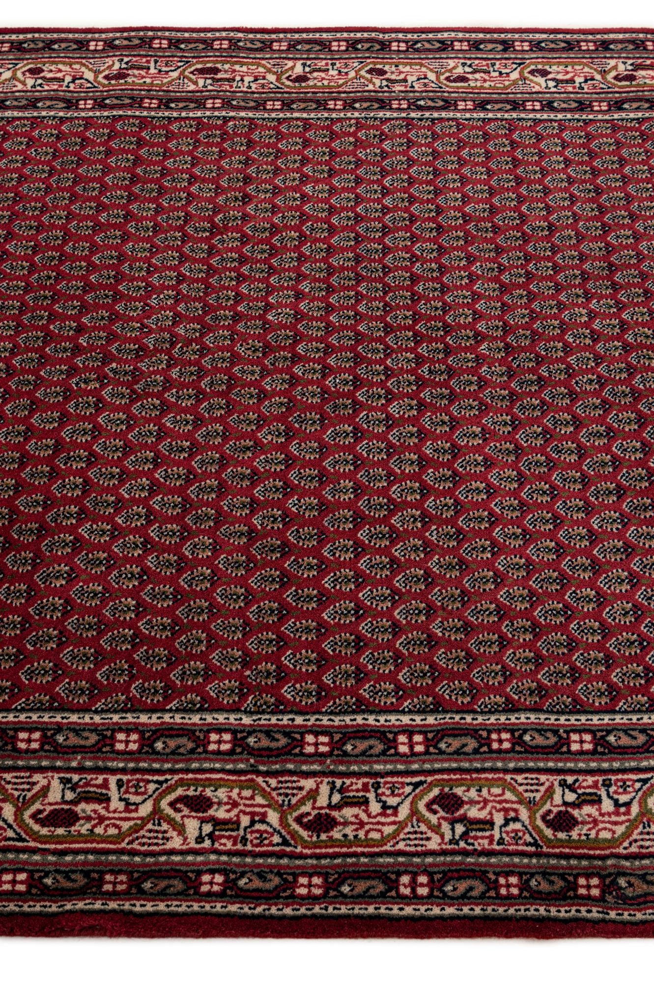 4' x 5' 9 Hand Knotted Mir Wool Rug