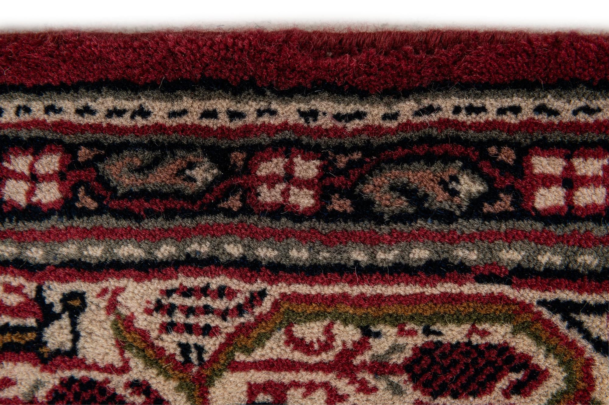 4' x 5' 9 Hand Knotted Mir Wool Rug