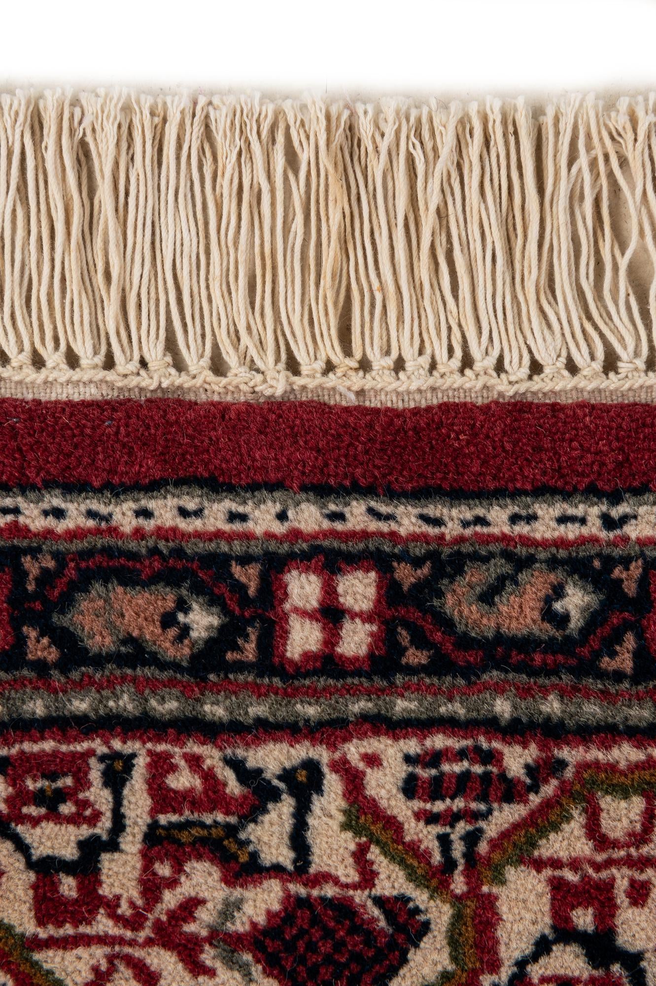 4' x 5' 9 Hand Knotted Mir Wool Rug