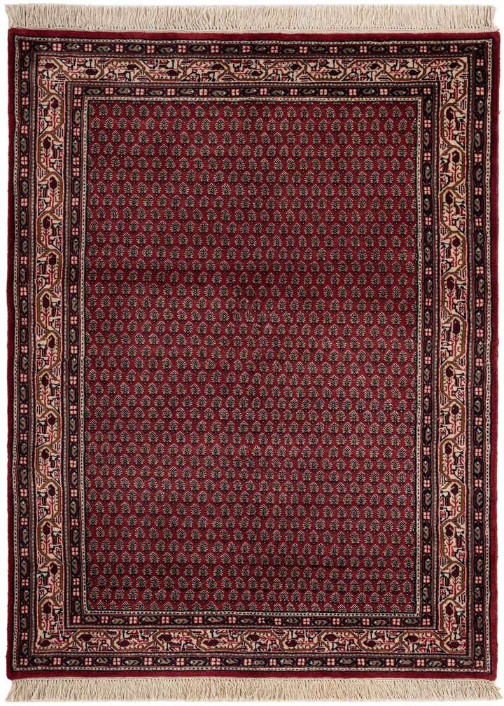 4' x 5' 9 Hand Knotted Mir Wool Rug