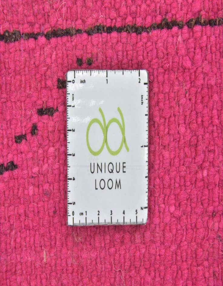 Detail image of 3' 4 x 5' Hand Knotted Moroccan Wool Rug