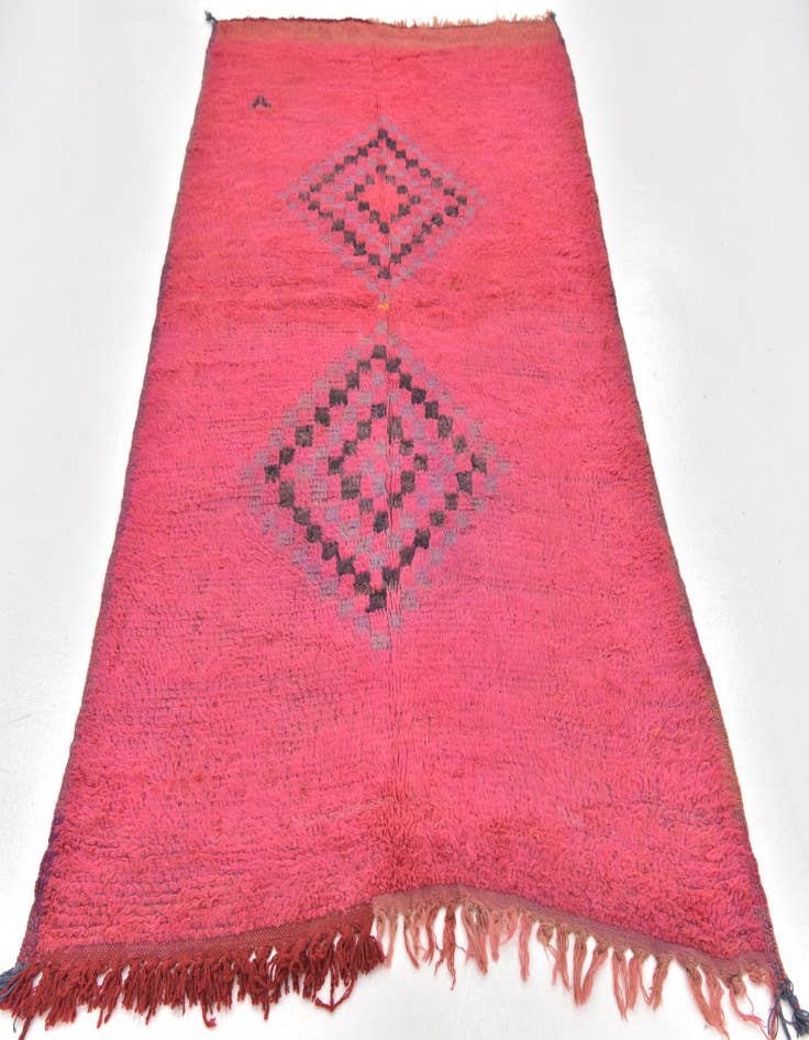 Detail image of 4' 4 x 6' 8  Hand Knotted Moroccan Wool Rug