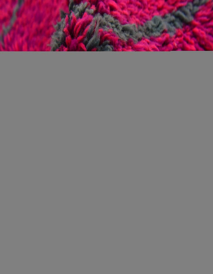 Detail image of 5' 10 x 8' 9 Hand Knotted Moroccan Wool Rug