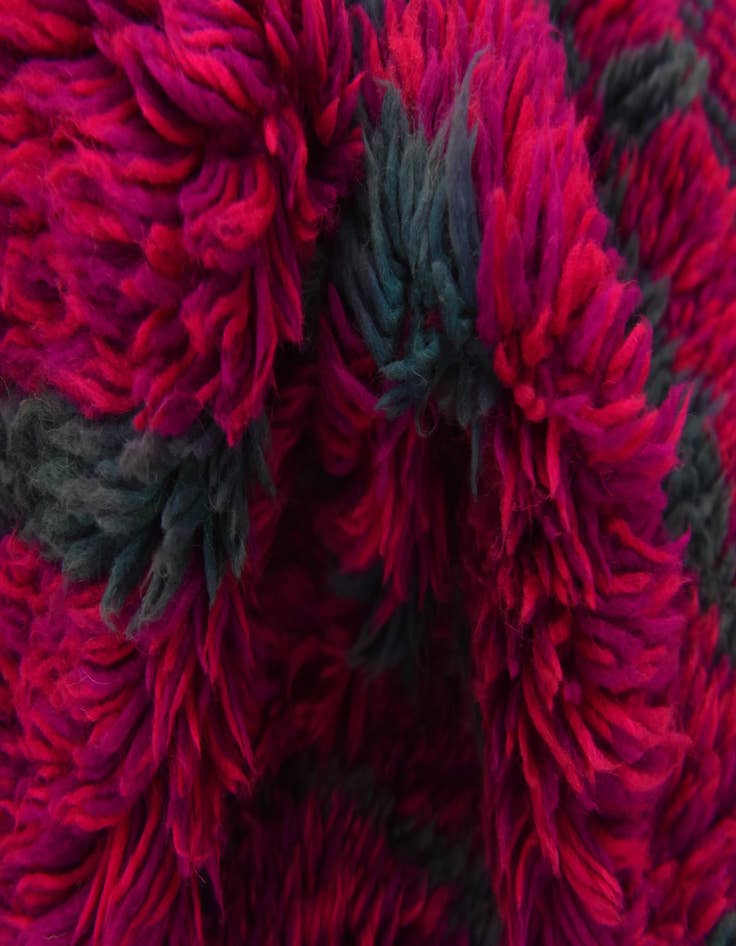 Detail image of 5' 10 x 8' 9 Hand Knotted Moroccan Wool Rug