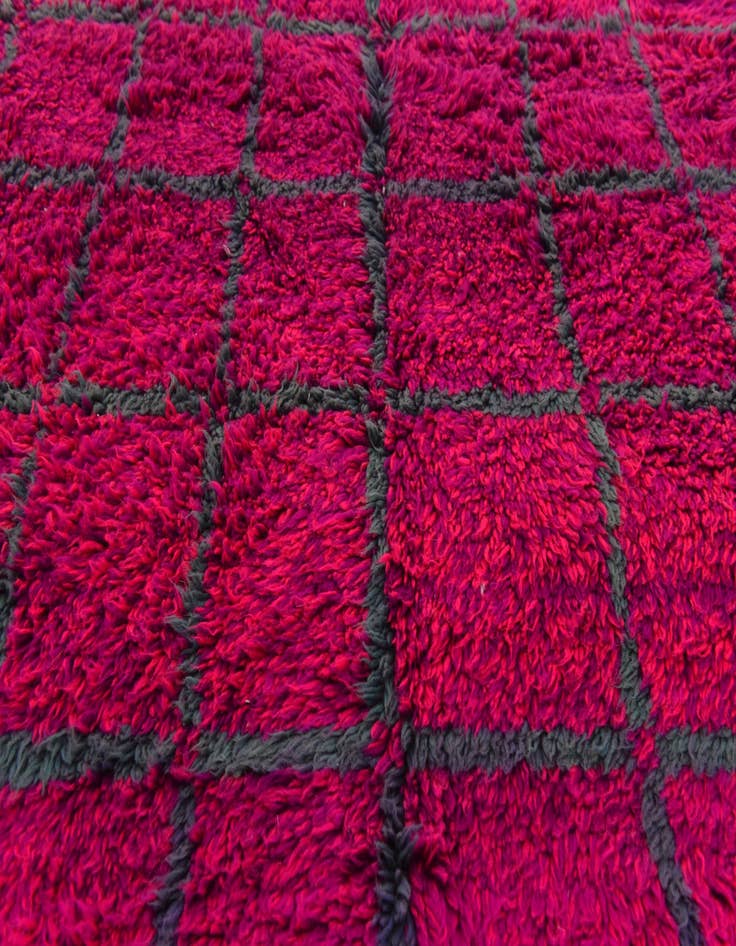 Detail image of 5' 10 x 8' 9 Hand Knotted Moroccan Wool Rug