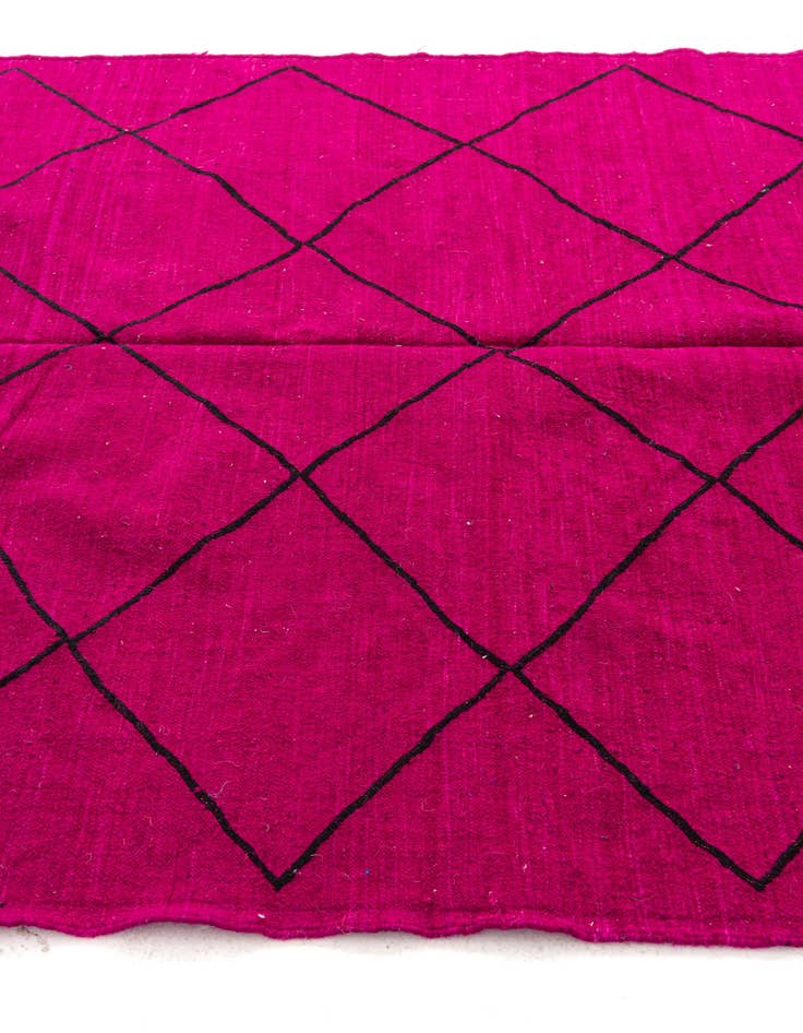 Detail image of 6' 6 x 9' 3  Hand Knotted Moroccan Wool Rug