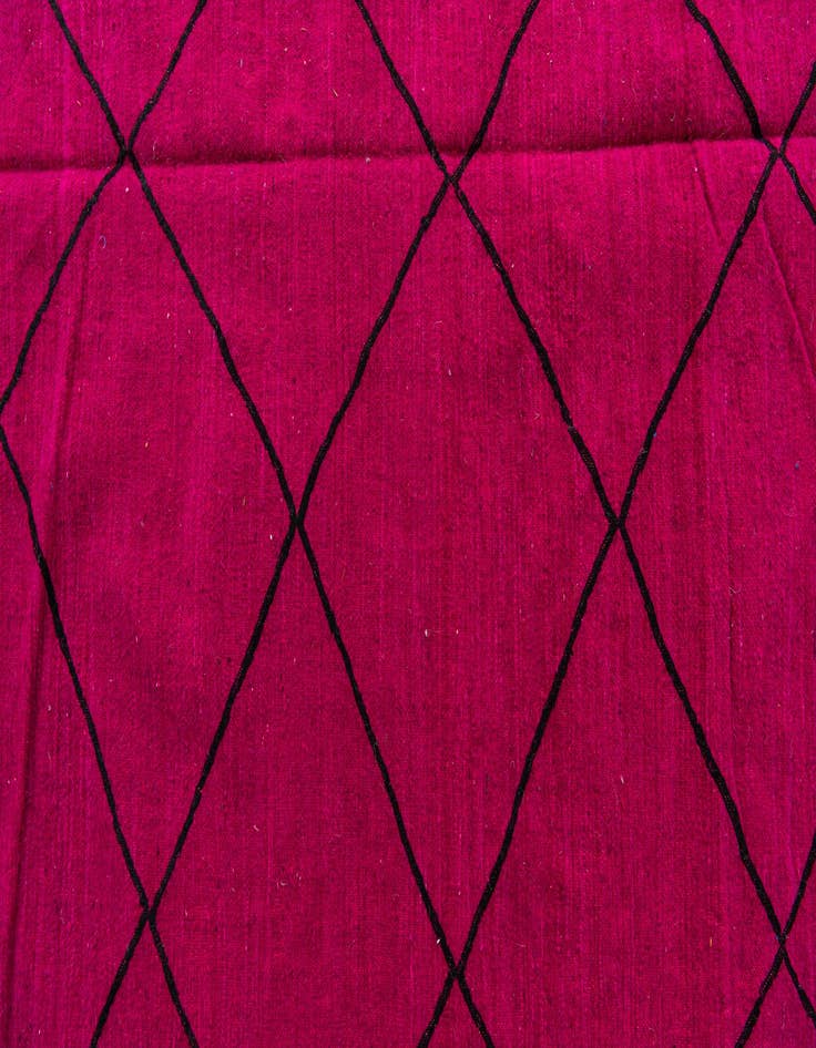 Detail image of 6' 6 x 9' 3  Hand Knotted Moroccan Wool Rug