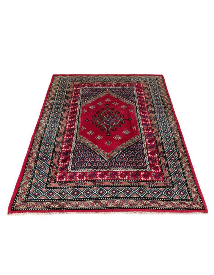 6' 11 x 9' 4 Hand Knotted Moroccan Wool Rug