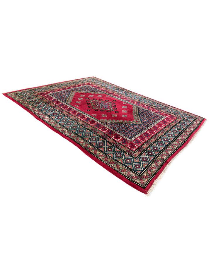 6' 11 x 9' 4 Hand Knotted Moroccan Wool Rug