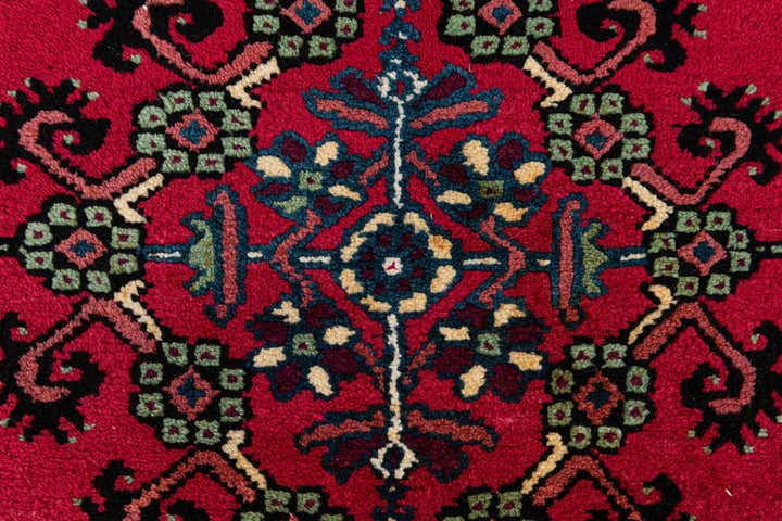 6' 11 x 9' 4 Hand Knotted Moroccan Wool Rug