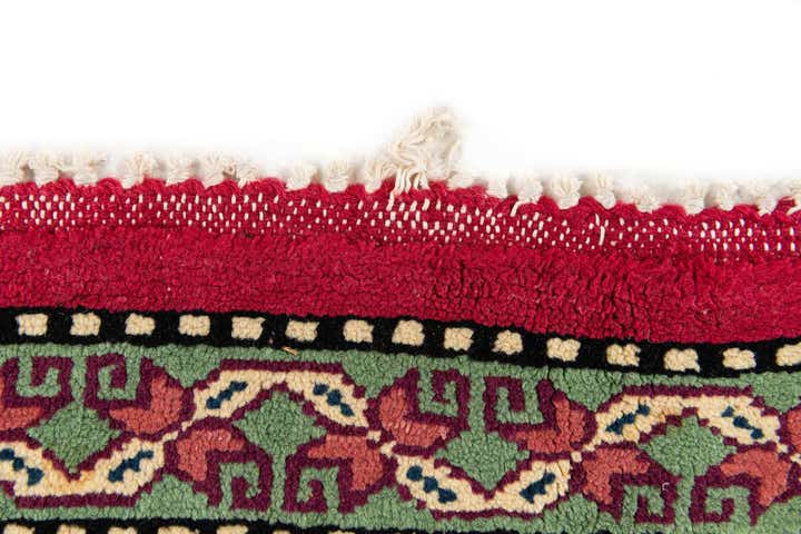 6' 11 x 9' 4 Hand Knotted Moroccan Wool Rug