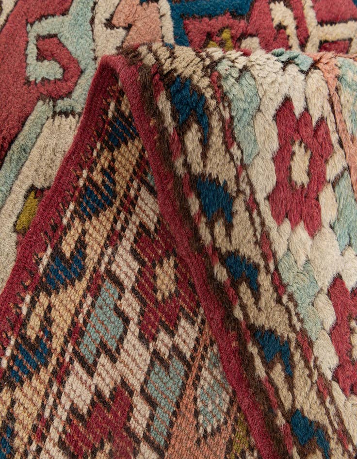 Detail image of 4' 5 x 6' 3  Hand Knotted Moroccan Wool Rug