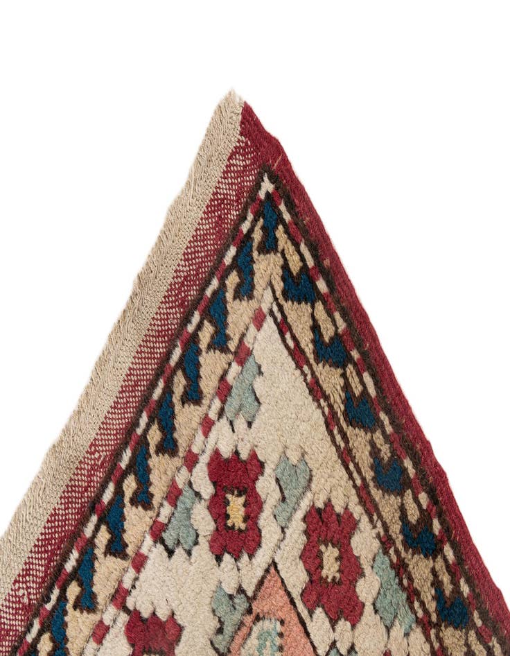 Detail image of 4' 5 x 6' 3  Hand Knotted Moroccan Wool Rug