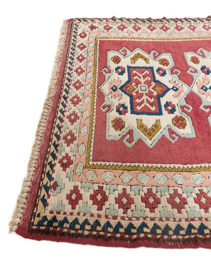 Detail image of 4' 5 x 6' 3  Hand Knotted Moroccan Wool Rug