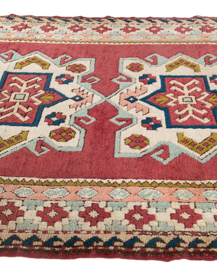Detail image of 4' 5 x 6' 3  Hand Knotted Moroccan Wool Rug