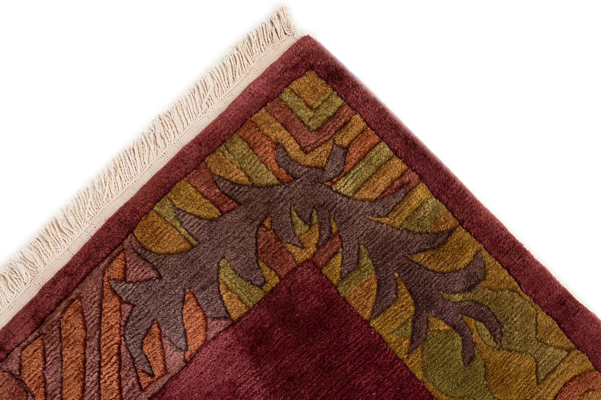205cm x 250cm Hand Knotted Nepal Wool Rug