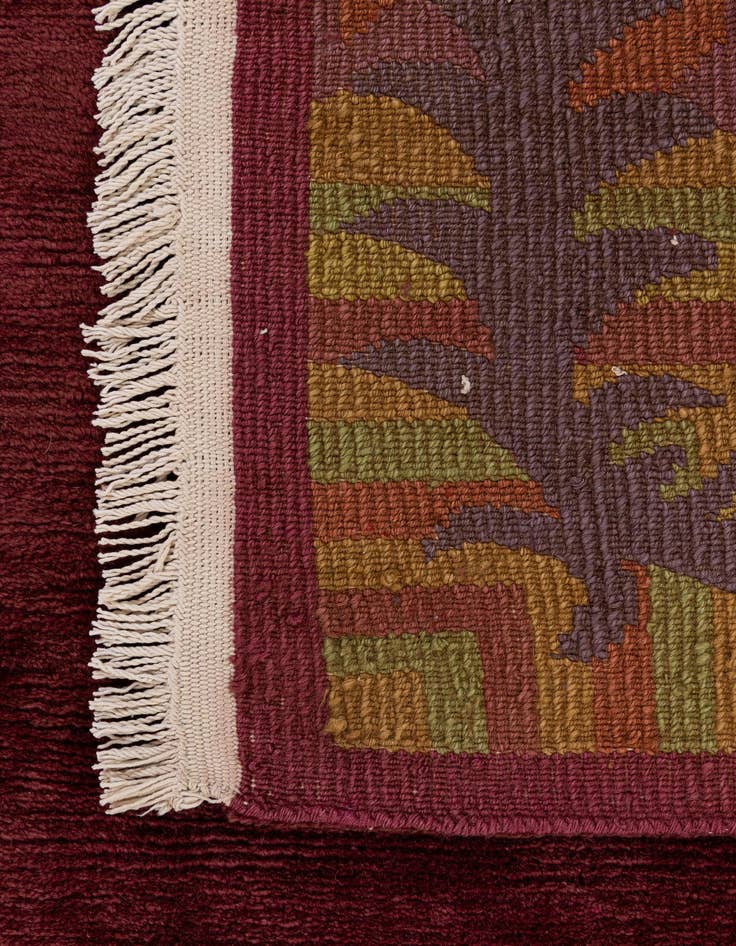 Detail image of 6' 8 x 8' 2  Hand Knotted Nepal Wool Rug