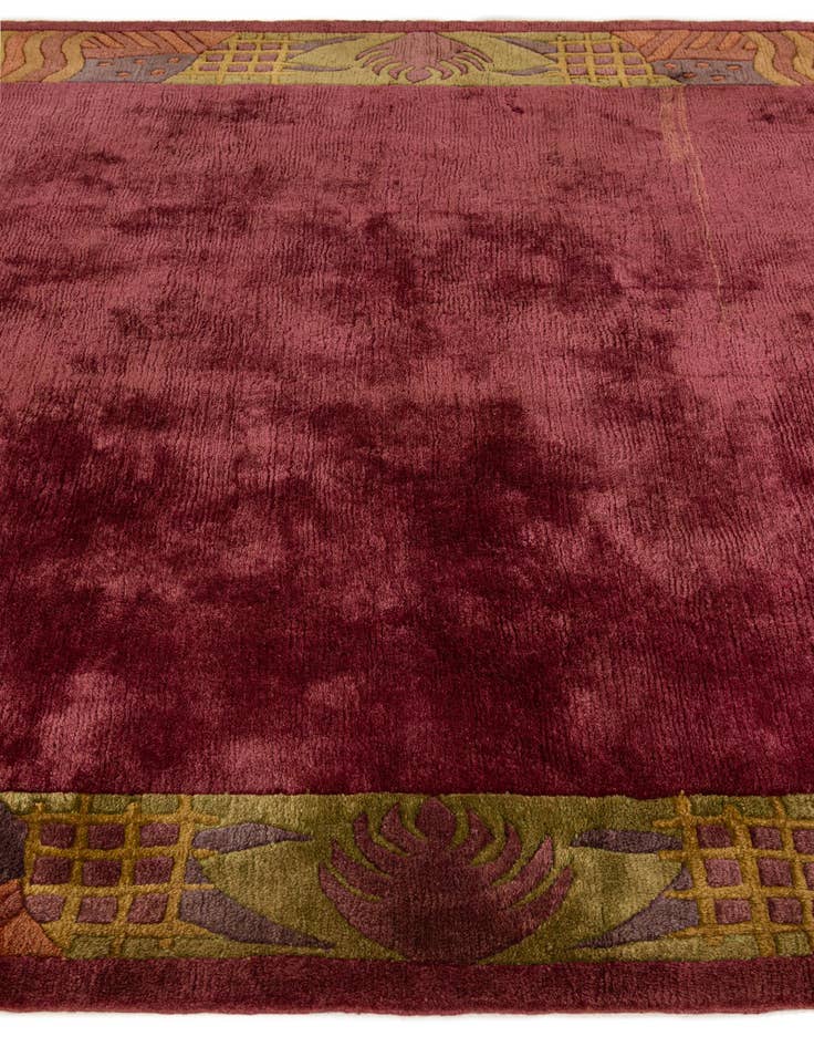 Detail image of 6' 8 x 8' 2  Hand Knotted Nepal Wool Rug