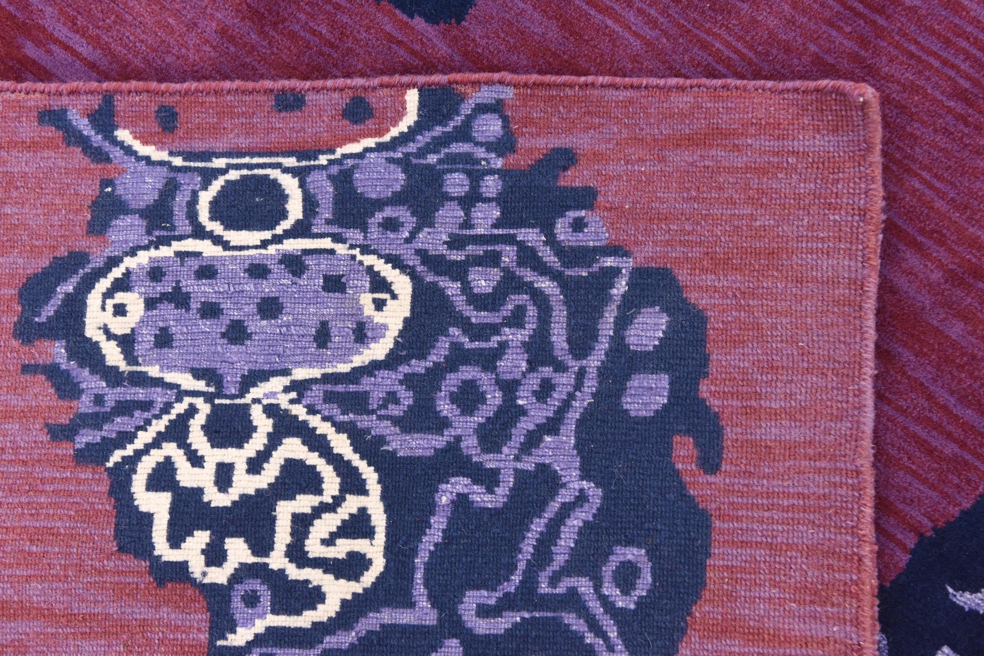 5' 9 x 8' Hand Knotted Nepal Wool Rug