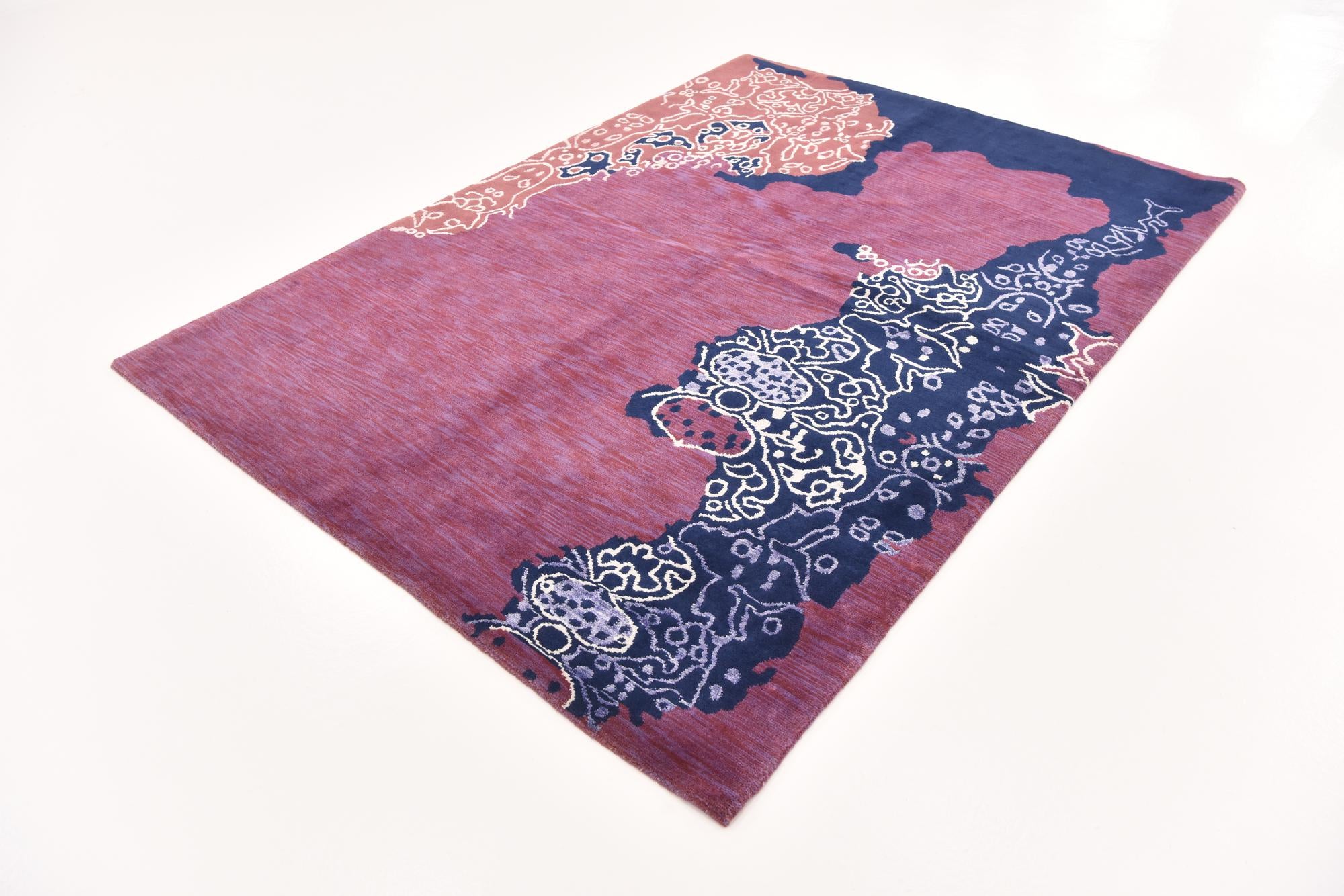 5' 9 x 8' Hand Knotted Nepal Wool Rug