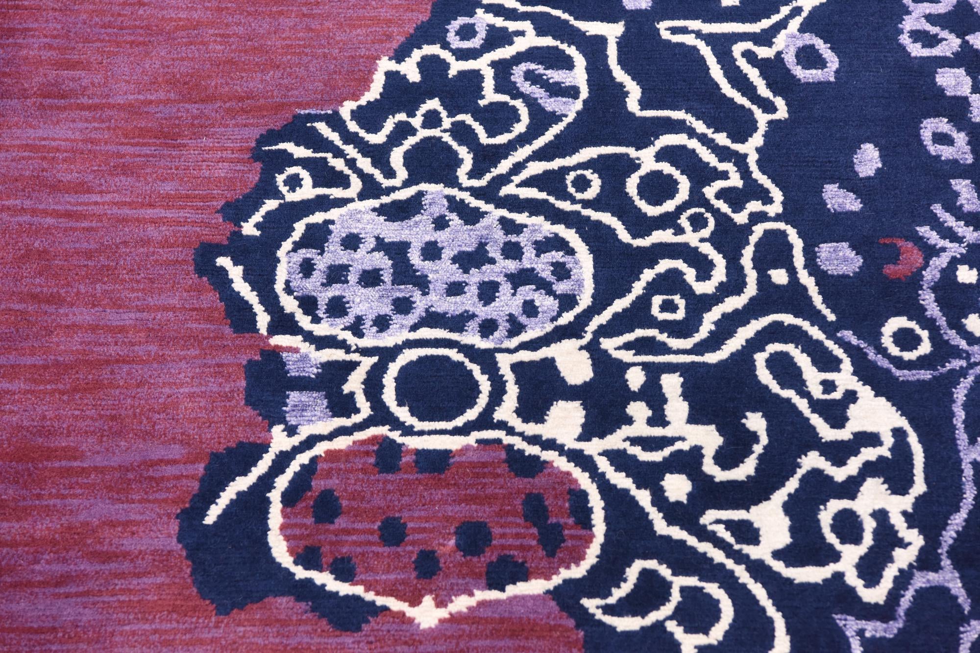 5' 9 x 8' Hand Knotted Nepal Wool Rug