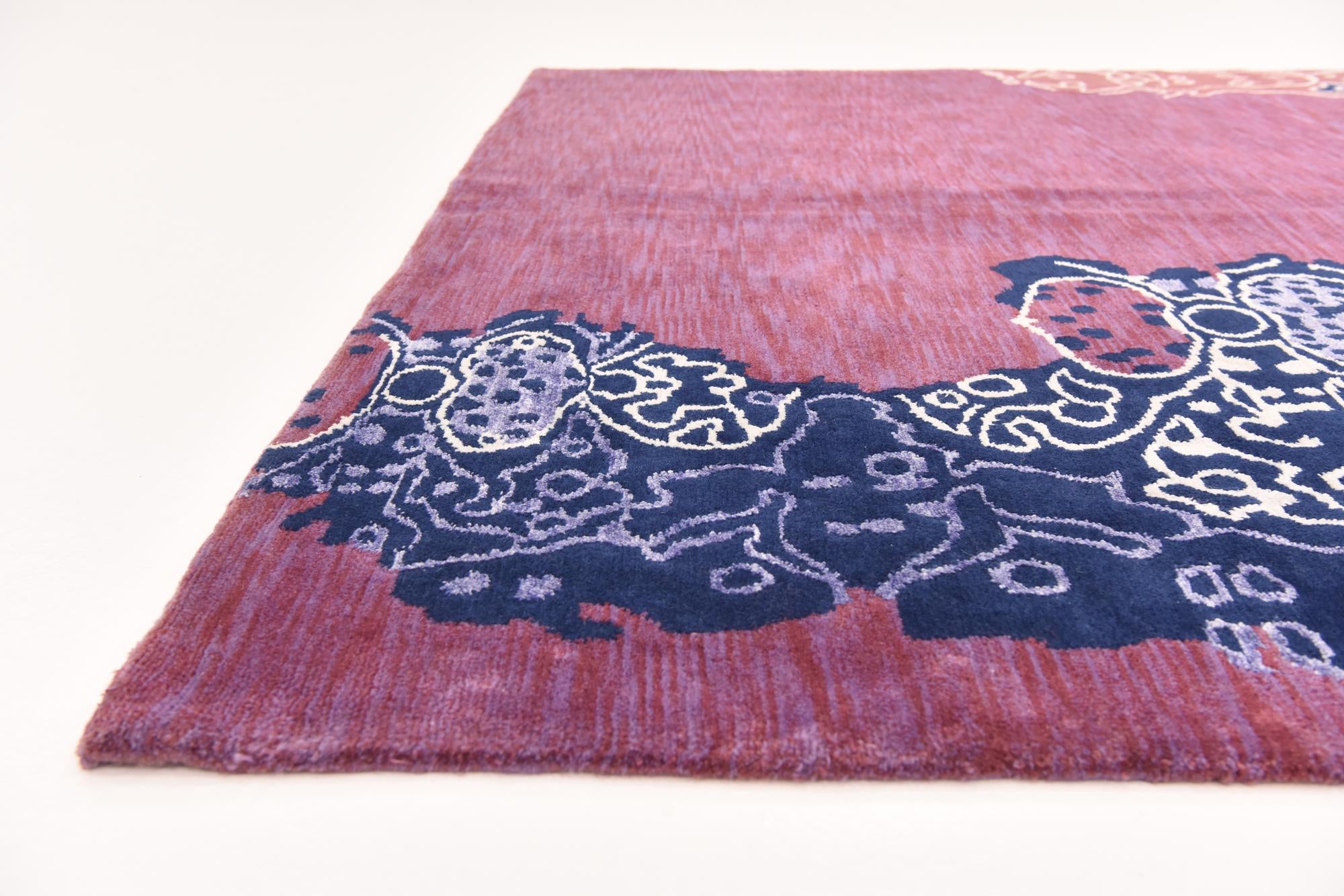 5' 9 x 8' Hand Knotted Nepal Wool Rug