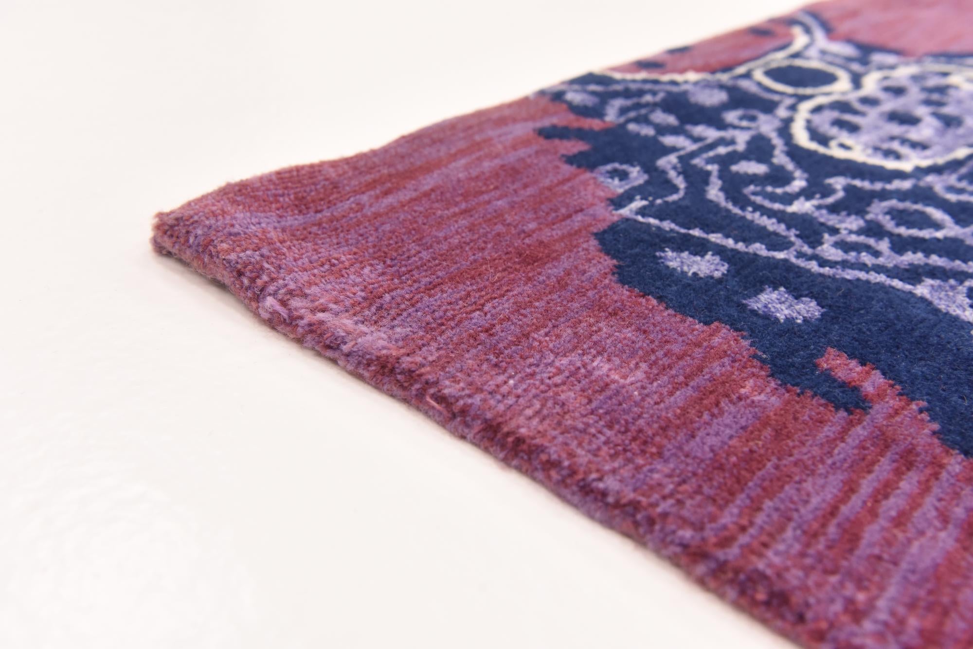 5' 9 x 8' Hand Knotted Nepal Wool Rug