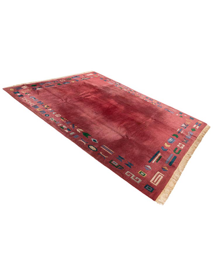 Detail image of 7' 3 x 9' 2 Hand Knotted Nepal Wool Rug
