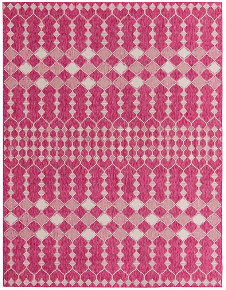 Detail image of 9' x 12' Easy-Clean Lattice Indoor / Outdoor Rug