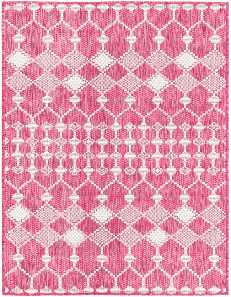 Detail image of 3' x 5' 3 Easy-Clean Lattice Indoor / Outdoor Rug