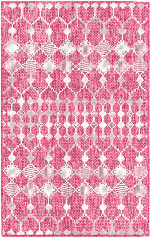 3' x 5' 3 Easy-Clean Lattice Indoor / Outdoor Rug
