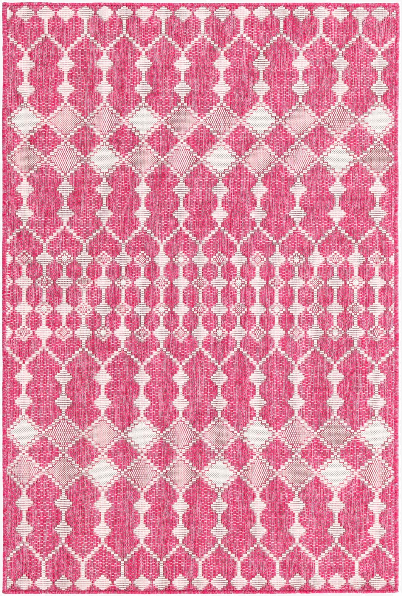 4' x 6' Washable Lattice Indoor / Outdoor Rug