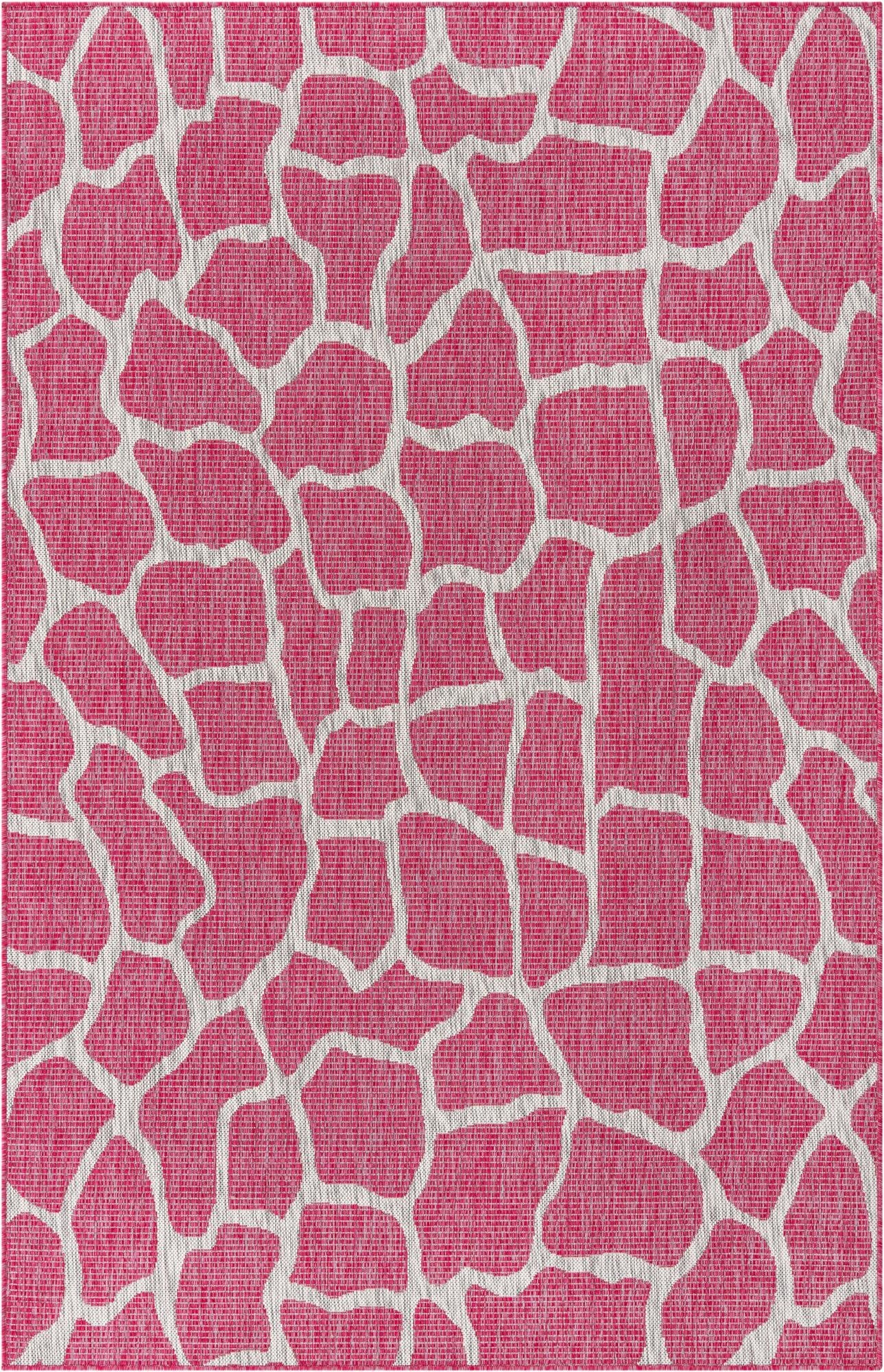 5' 3 x 8'  Washable Safari Indoor / Outdoor Rug