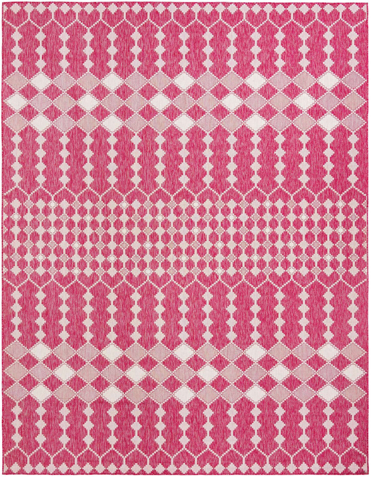 10' x 14' Easy-Clean Trellis Indoor / Outdoor Rug