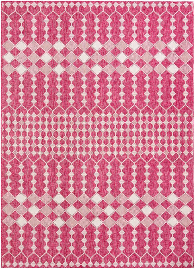 Detail image of 10' x 14' Easy-Clean Trellis Indoor / Outdoor Rug