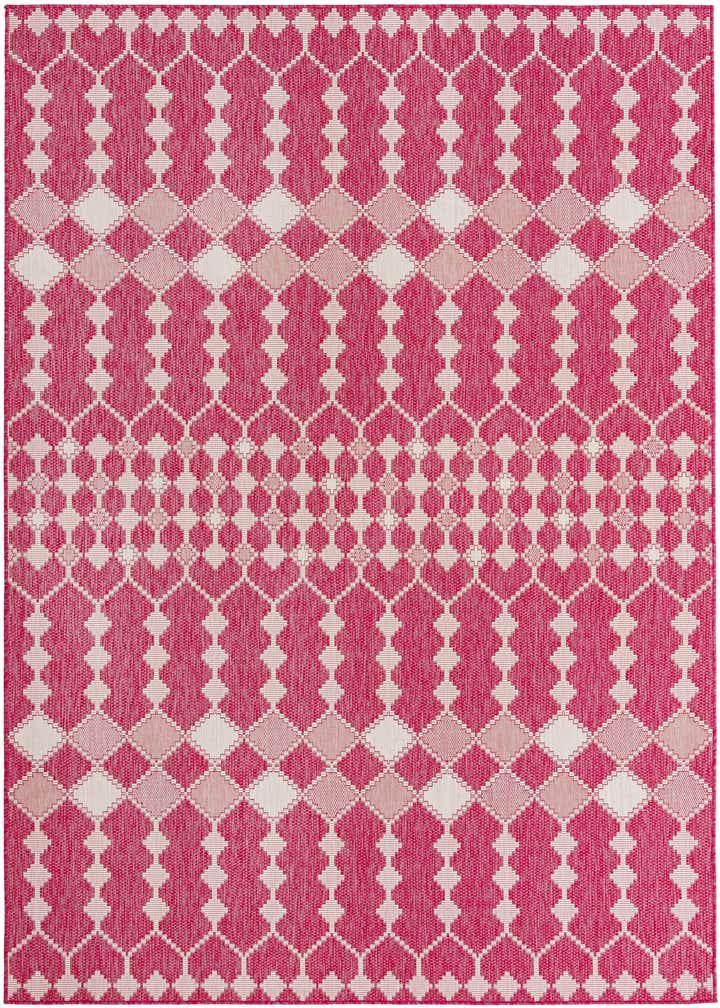 7' 10 x 11' Easy-Clean Trellis Indoor / Outdoor Rug