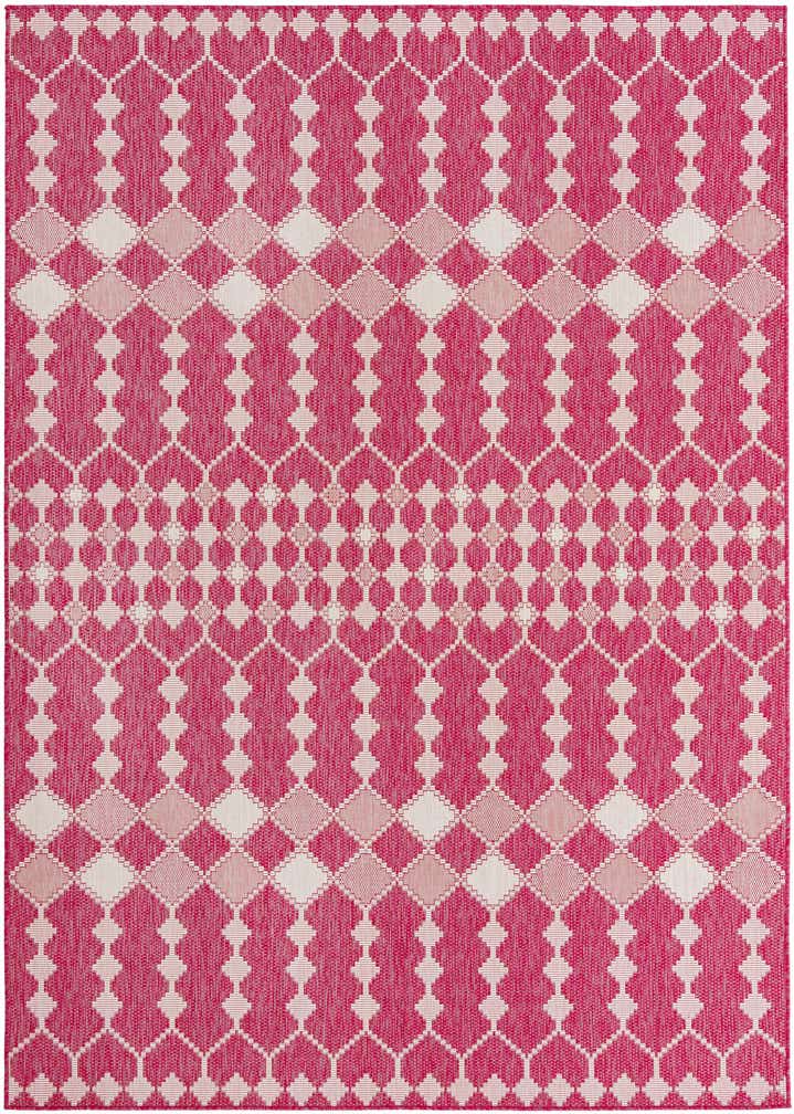 7' 10 x 11' Easy-Clean Trellis Indoor / Outdoor Rug