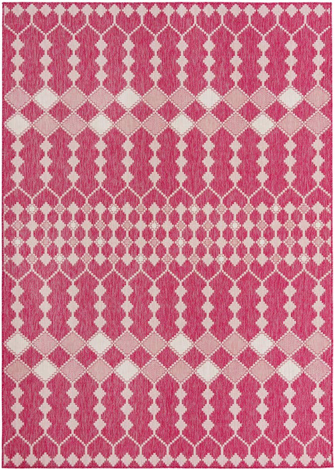Detail image of 7' 10 x 11' Easy-Clean Trellis Indoor / Outdoor Rug