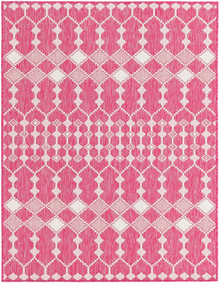 Detail image of 4' x 6' Easy-Clean Trellis Indoor / Outdoor Rug