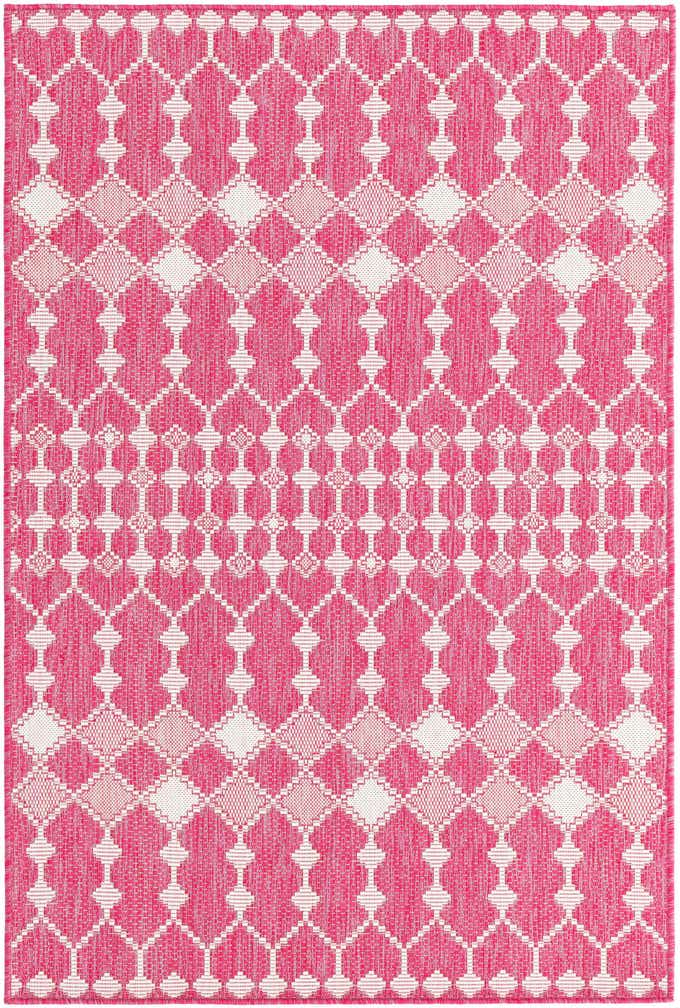4' x 6' Easy-Clean Trellis Indoor / Outdoor Rug