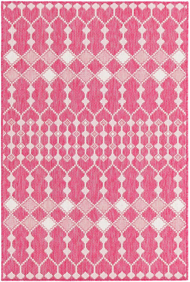 Detail image of 4' x 6' Easy-Clean Trellis Indoor / Outdoor Rug