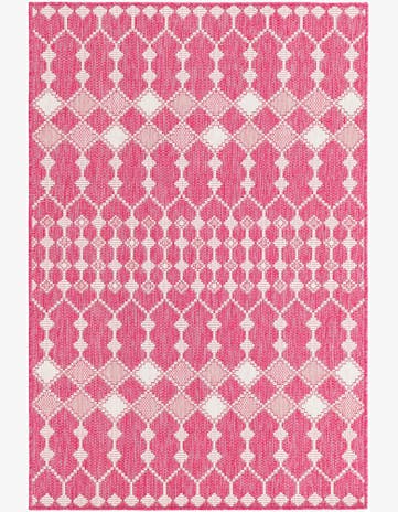 4' x 6' Easy-Clean Trellis Indoor / Outdoor Rug